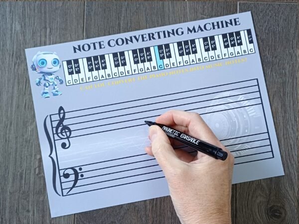 Note Converter Machine Magnetic Write and Wipe Board