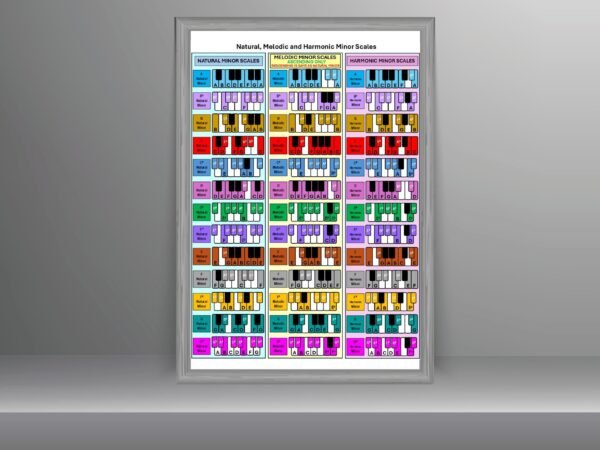 Minor Scales - Harmonic, Melodic and Natural